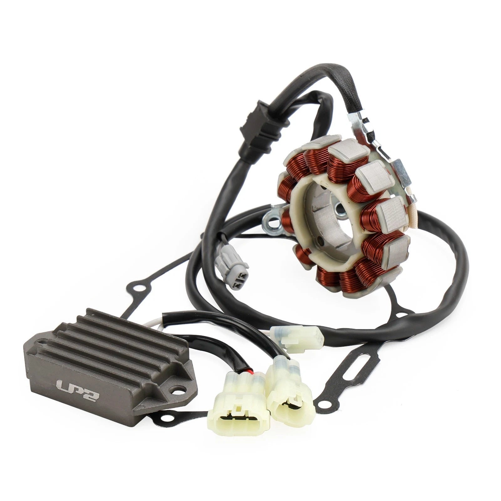 Magneto Stator + Voltage Rectifier + Gasket for Yamaha YZ450F (2014–2017)