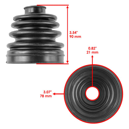 Rear Axle CV Boot Kit Inner Outer for Can-Am Outlander 500 650 800 4X4 (2008–)