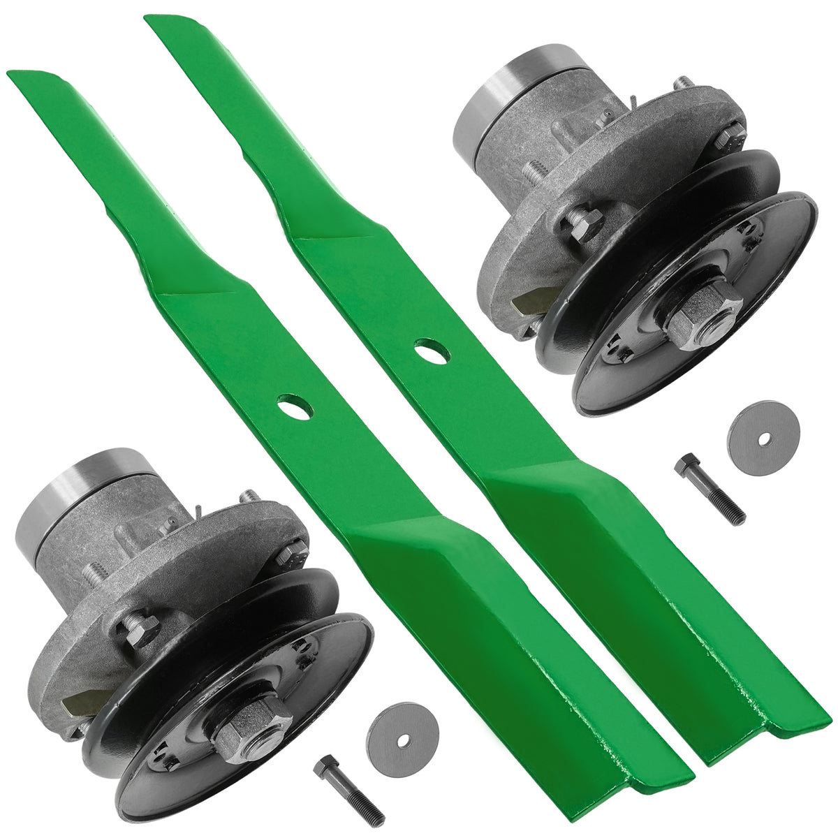 Deck Spindle and Blade Replacement for John Deere 325 335 345 355 (LT170)