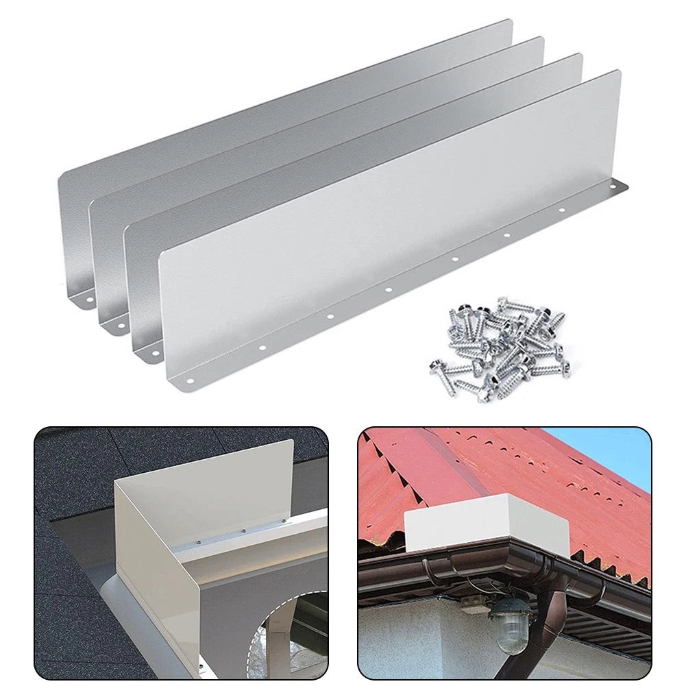 Set of 4 Rain Gutter Guards for Reliable Overflow Protection