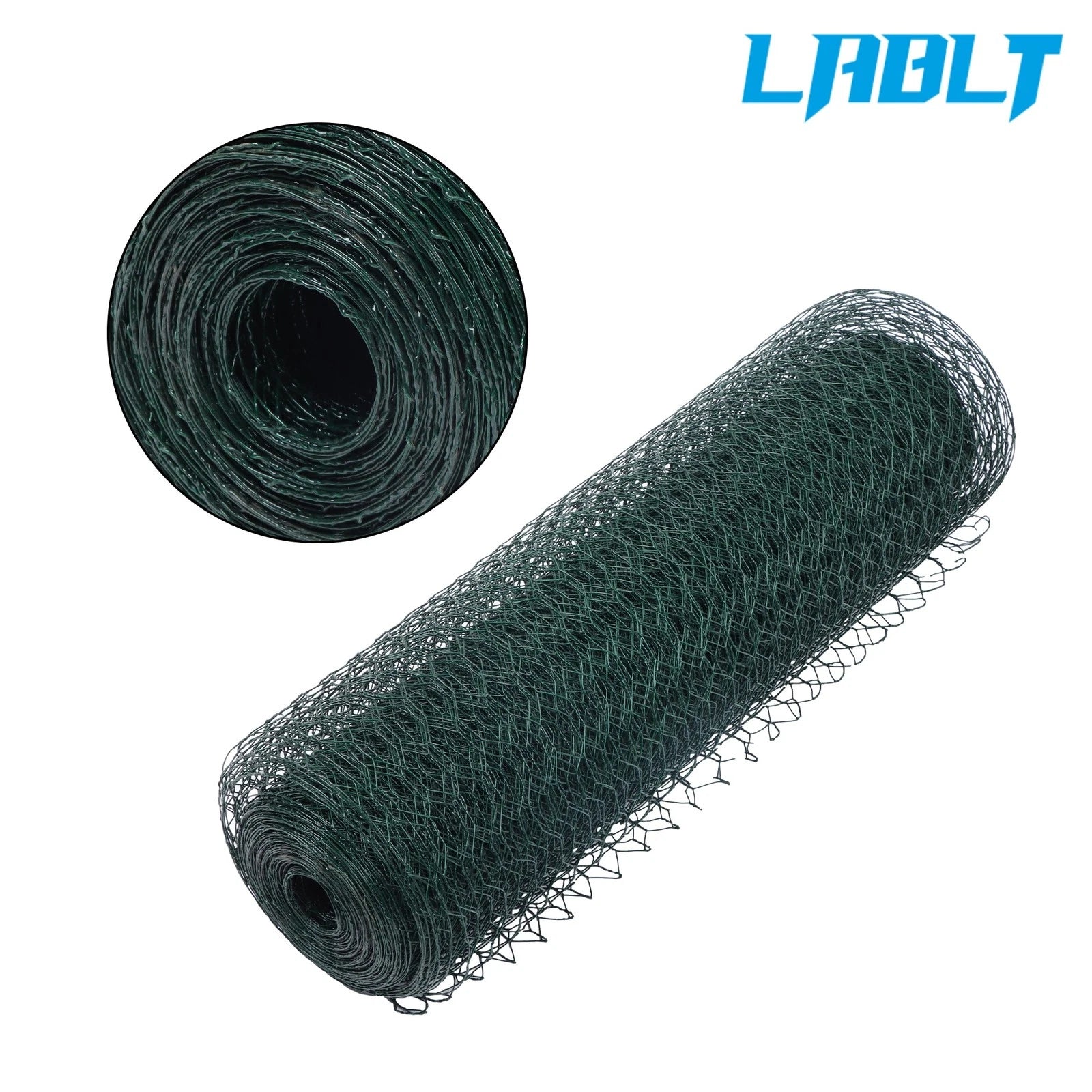 Rectangular Hexagonal Iron Wire Fence Net 24in x 100ft Hole Mesh Fencing