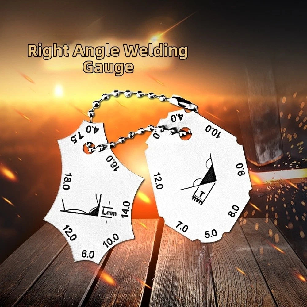 Right Angle Weld Gauge for Stainless Steel Welding Inspection (4.0mm-18.0mm)