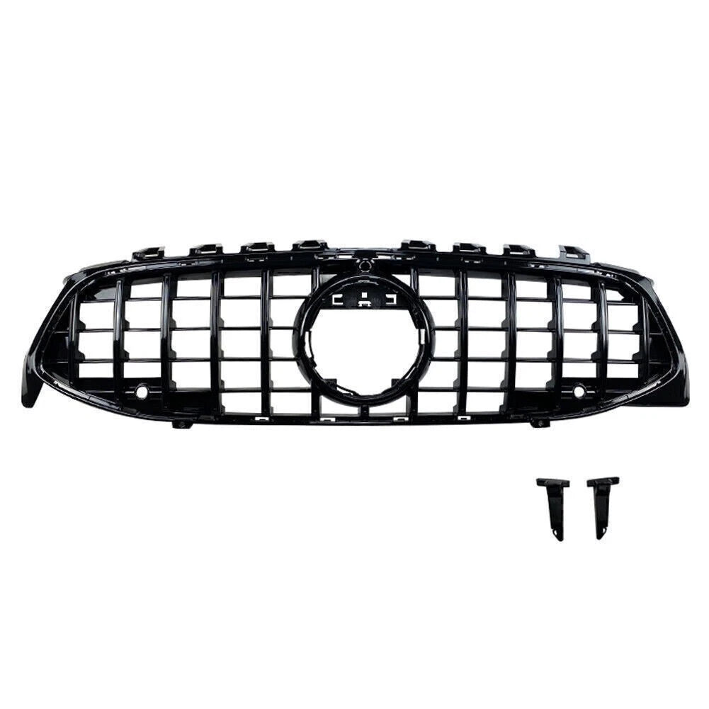 GT R Black Front Upper Grille for Mercedes Benz CLA C118 (2020–Present)
