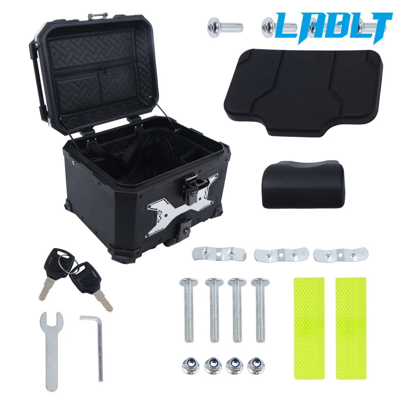 Top Case Tail Box with Backrest for Motorcycle (LABLT 45L)