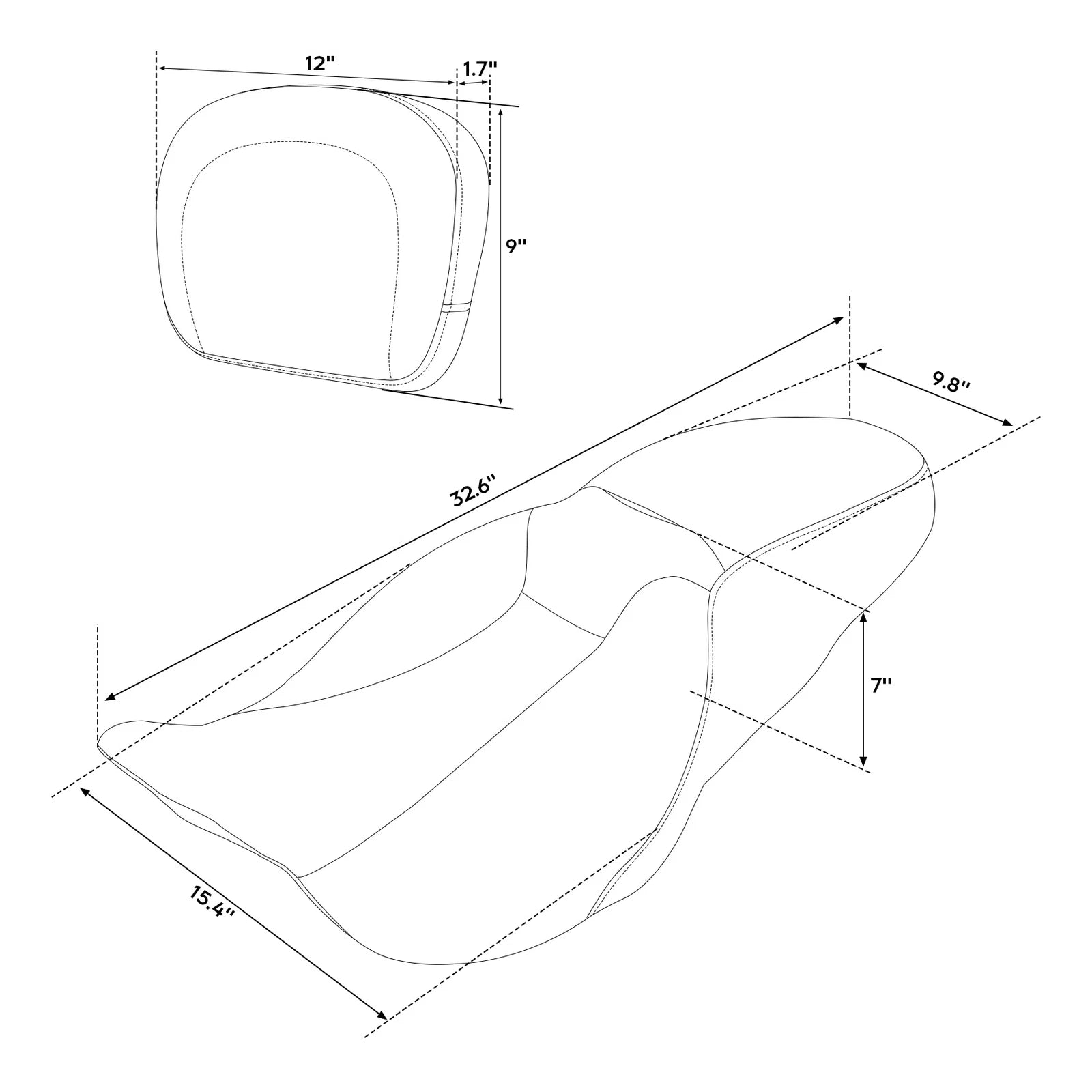 Seat Backrest for Harley Street Glide (2009–2023)