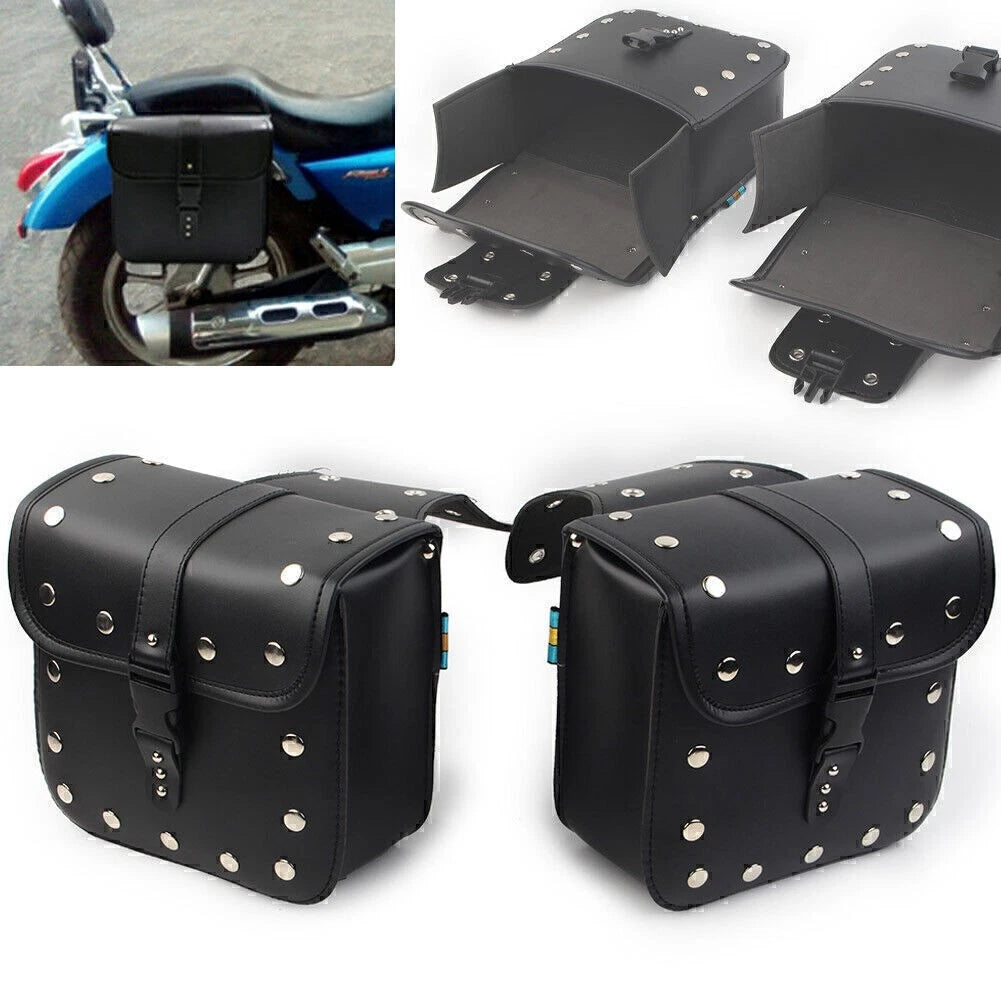 2X Motorcycle Saddle Bags for Universal Fit (Fork Tool Pouch)