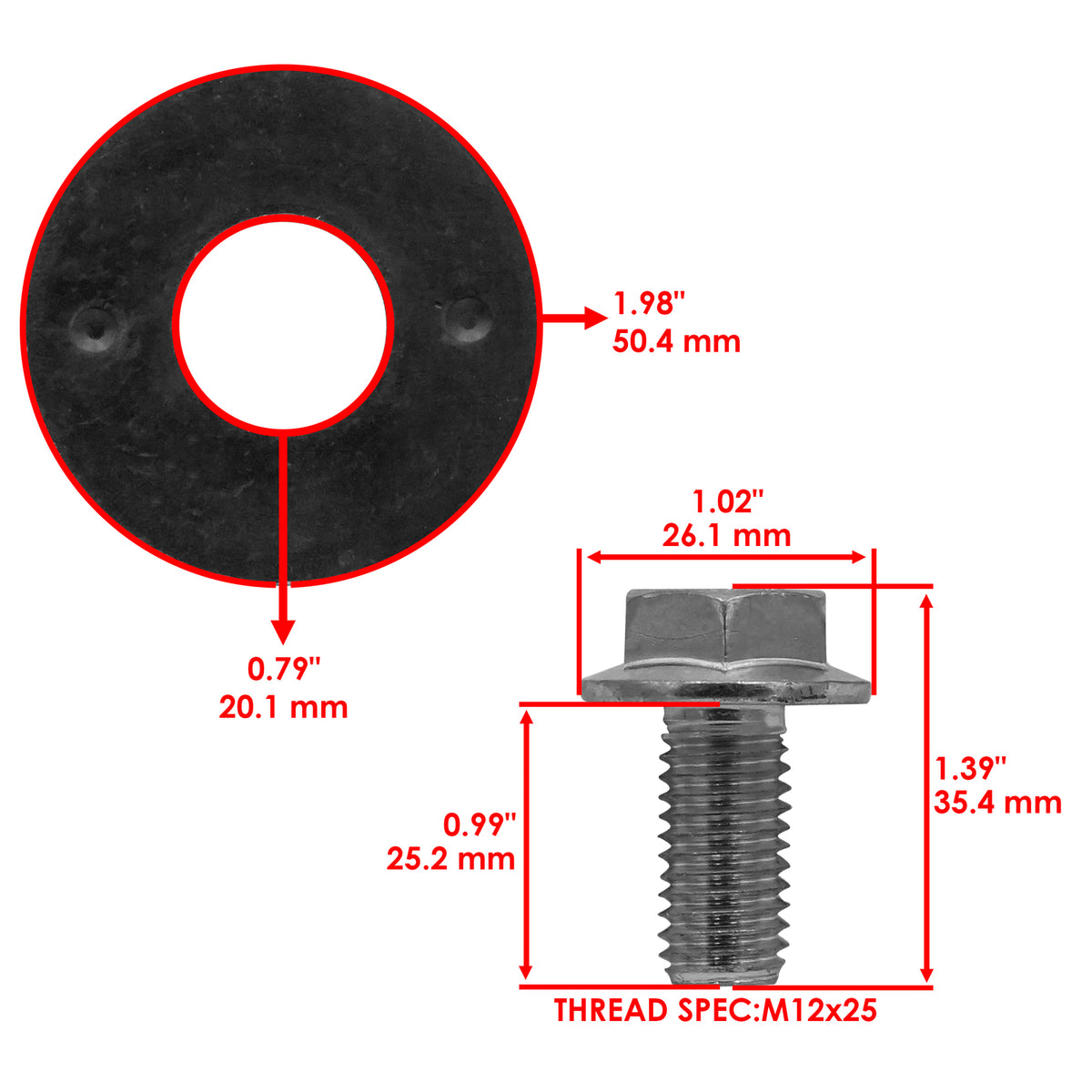Deck Blade and Bolt Kit for John Deere 48 Inch 180 240 245 260 (196)