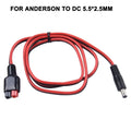 Solar Adapter Cable for 12V/24V Systems (Red/Black, PVC Insulation)