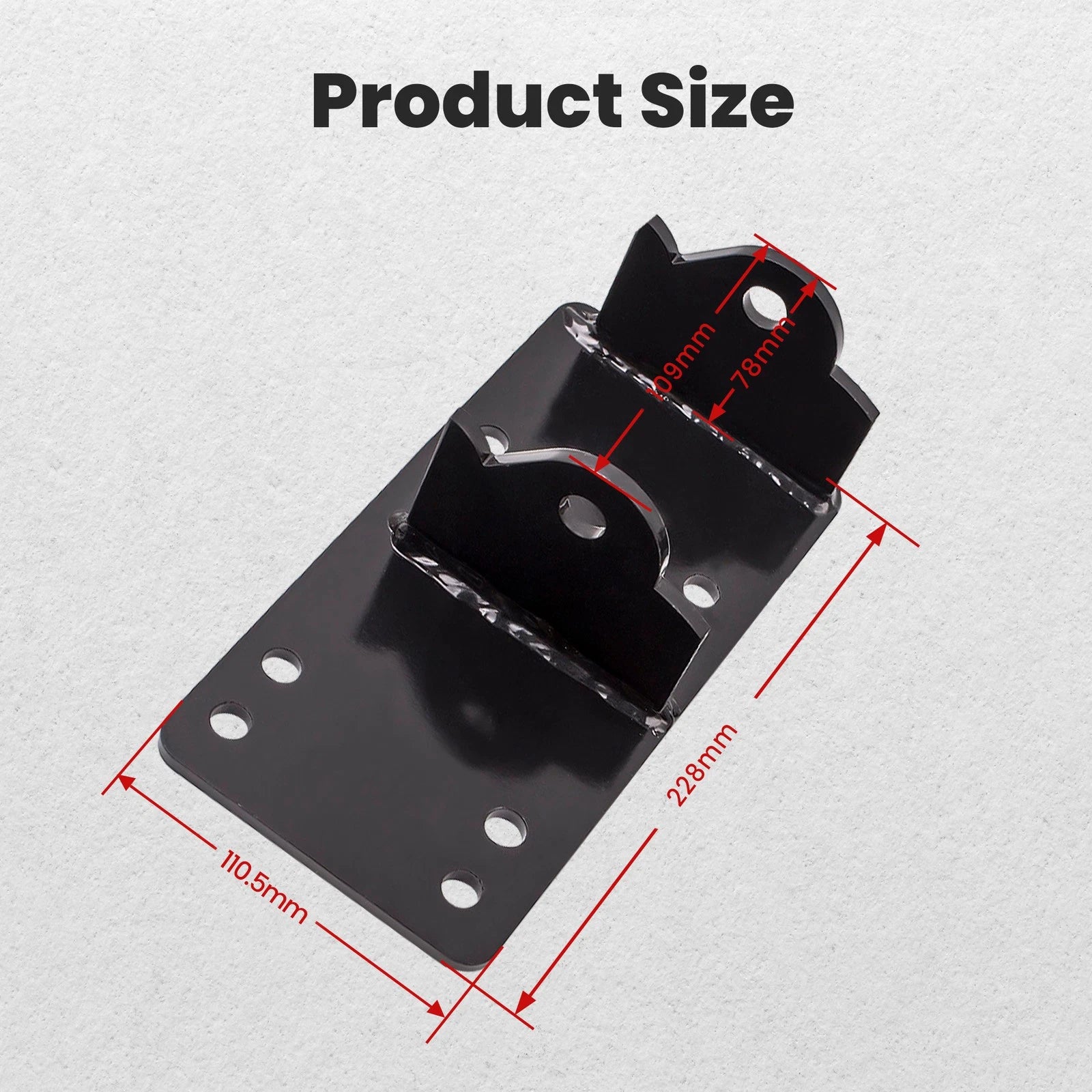 Engine Swap Adapter Plate for Chevy LS LSX (1974–1997) Left+Right Bracket