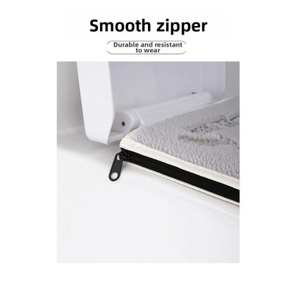 Soft Plush Thickened Toilet Seat Cover U Shaped Standard Fit