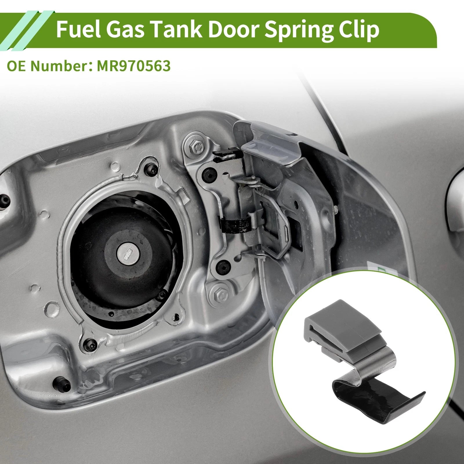 Gas Tank Door Spring Clip Replacement for Mitsubishi 3000GT (1991–1999)