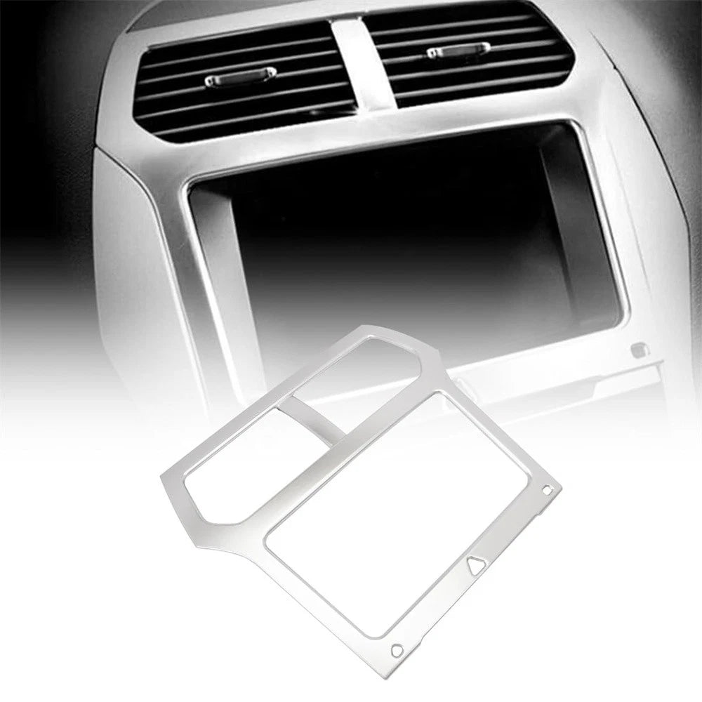 Car Interior Dashboard Console Navigation Cover Trim For Ford Explorer 2011-2015