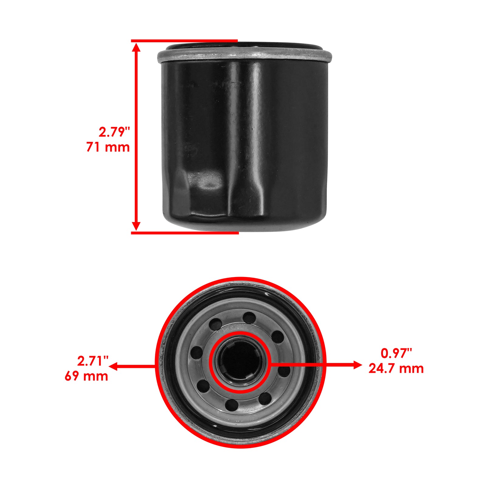 Engine Oil Filter Replacement for John Deere 4019 4020 355D 375 (2002–2007)