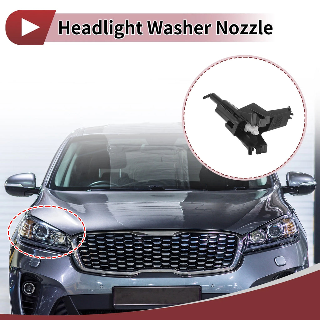 Front Passenger Side Headlight Washer Nozzle for Nissan Qashqai (No. 28645BR00A)