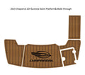 Swim Platform Mat for Chaparral 224 Sunesta (2015) - EVA Foam Teak Decking