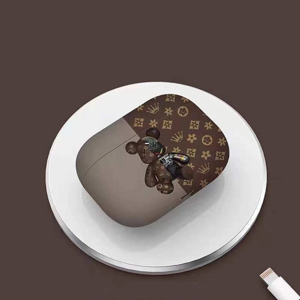Silicone Earphone Case for Apple AirPods 3 (2021) - Brown