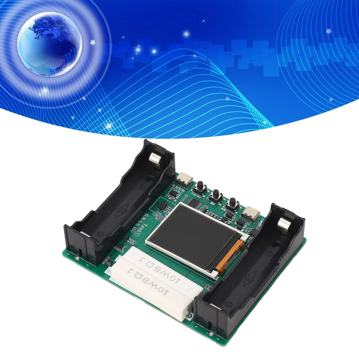 Digital Meter Battery Tester 1mAh Measurement Accuracy 5mA