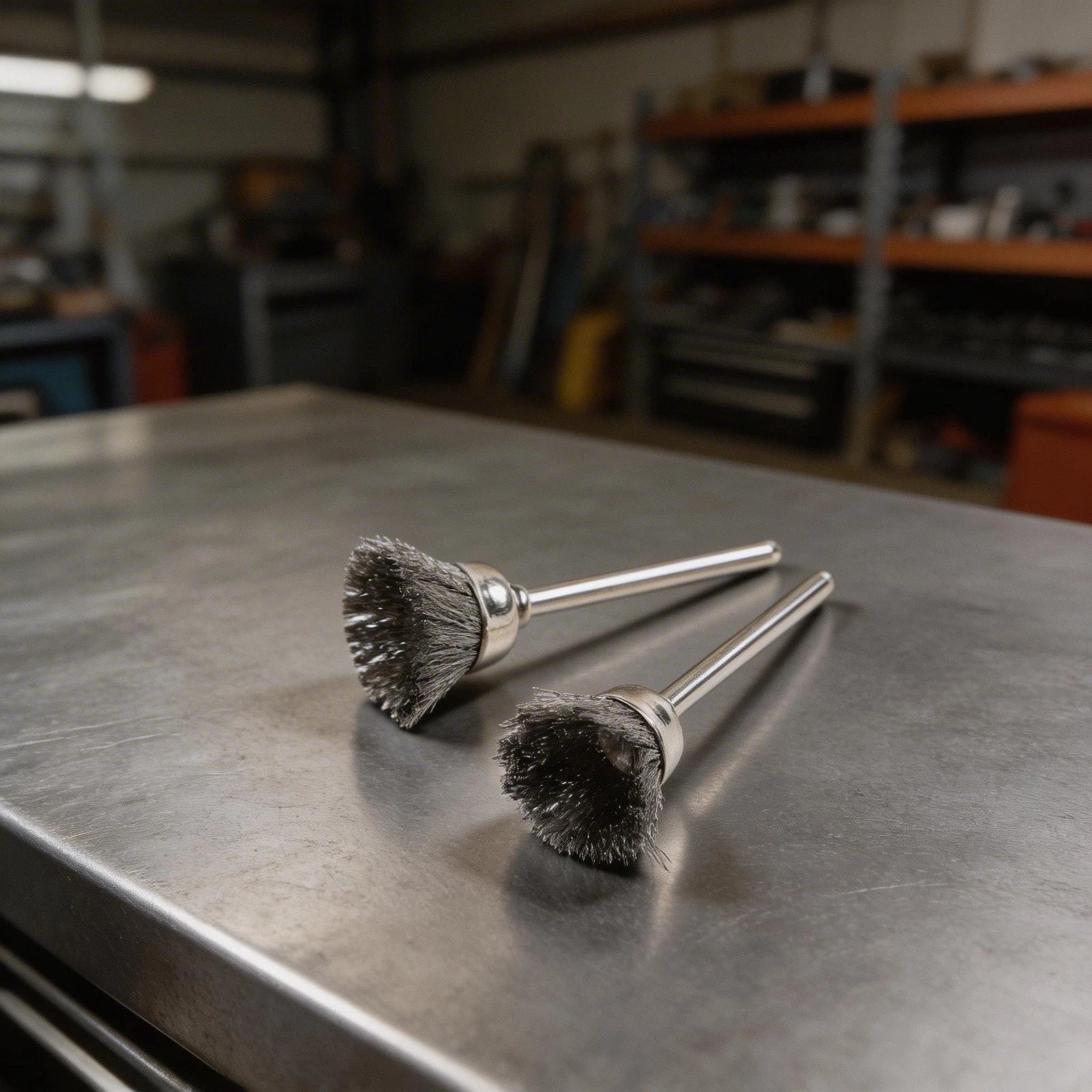 Wire Brush Set for Grinder Drill (Brass, Stainless Steel)