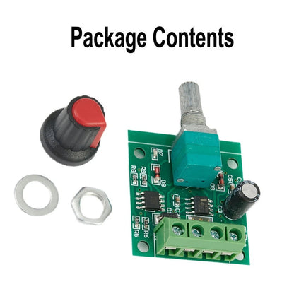 DC Motor Speed Controller Switch Knob Potentiometer 0-2A
