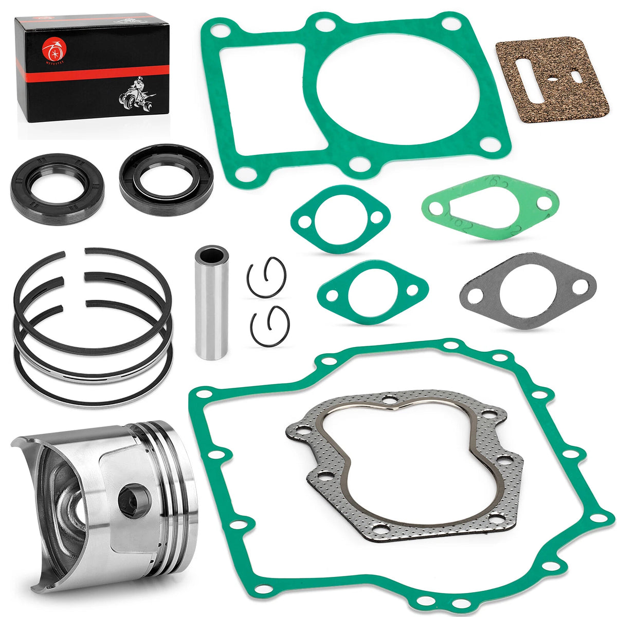 Engine Rebuild Kit Piston & Ring w/Gasket STD for Club Car Golf Cart (N/A)