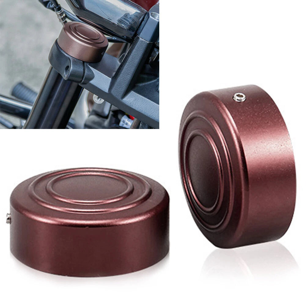 2 Pcs Aluminum Front Fork Cover Cap Nut for Harley Sportster (RH1250)