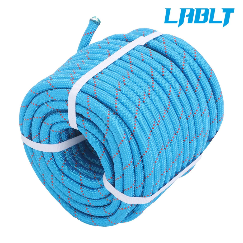 1/2 In Blue Braided Polyester Rigging Rope 8400lbs for Arborist (125 Ft)