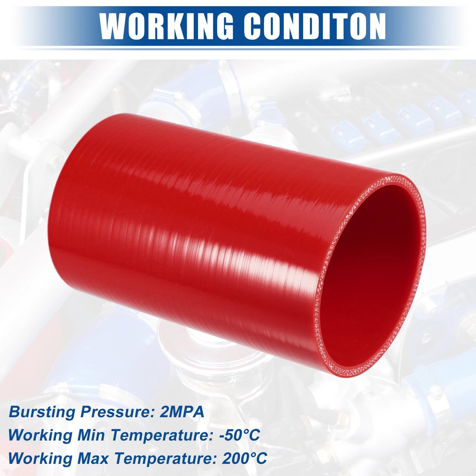 3.25" ID 6" Length Silicone Reducer Hose for Intercooler (Universal)