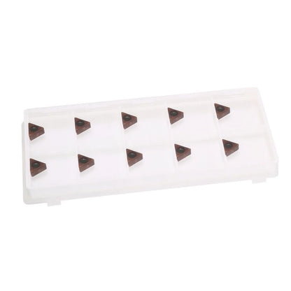 10PCS Tungsten Steel C Angle Turning Inserts for Chamfering