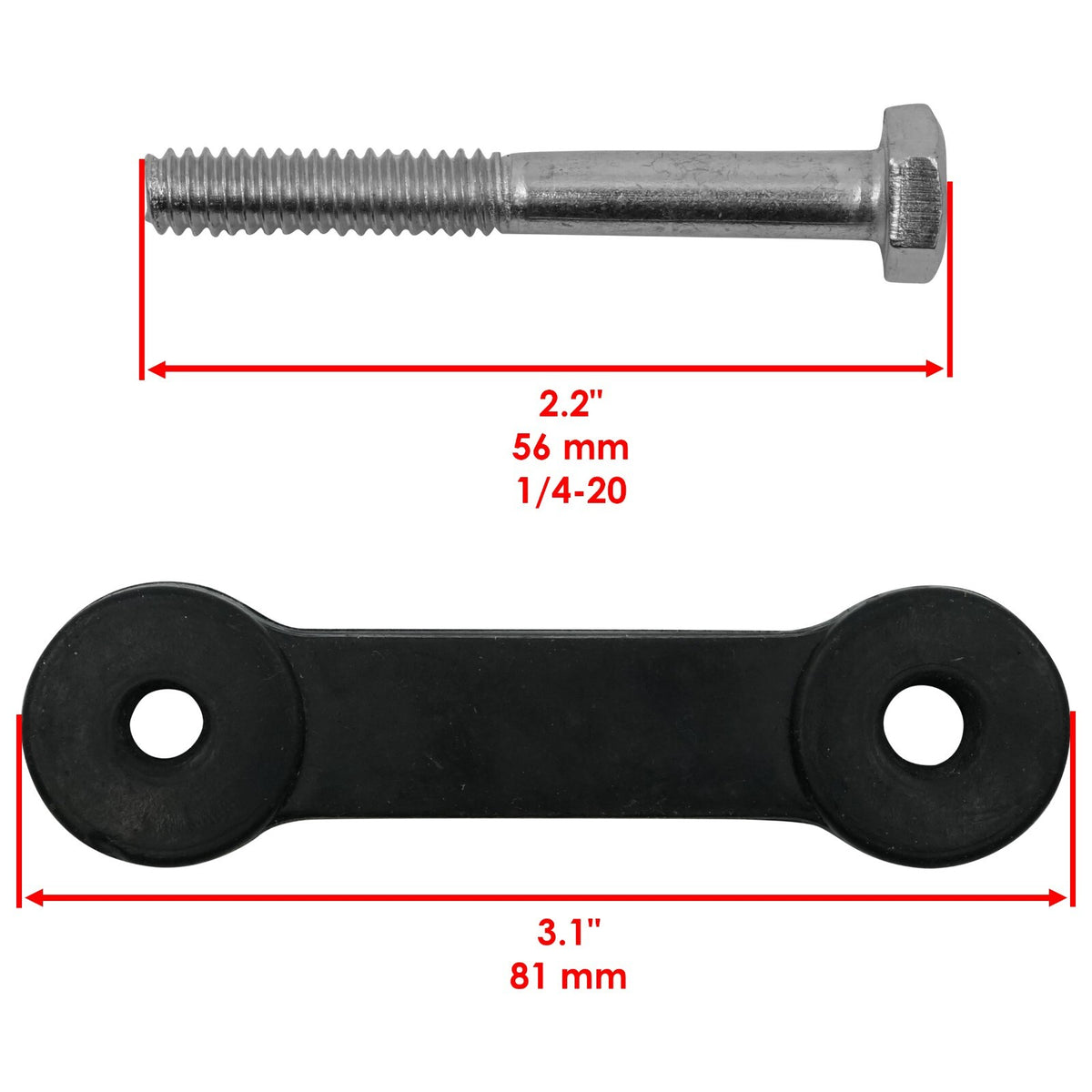Lower Chute Latch and Hook Hardware Replacement for Husqvarna H342SL (2010–2016)