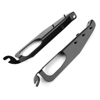 2X Inner Fairing Support Bracket for Harley FLHX (1996–2013) Black Plated