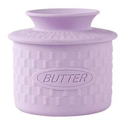 Silicone Butter Holder with Water Seal for Freshness (Up to 30 Days)