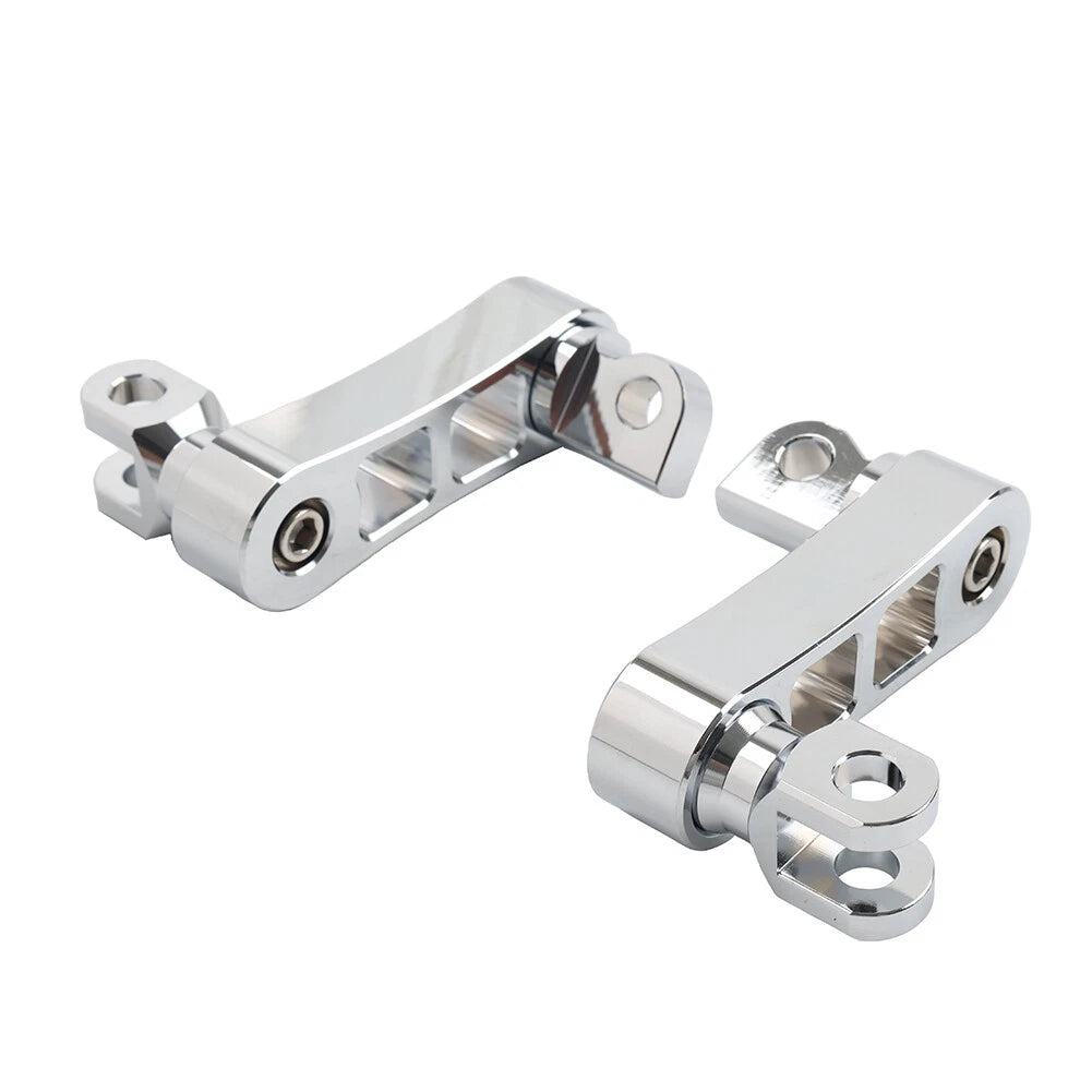 Foot Peg Mount Extensions For Harley Sportster XL883 XL1200 Softail Touring Dyna