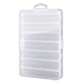 Fishing Lure Box Double Sided Transparent 12 Grids Rust Proof Storage