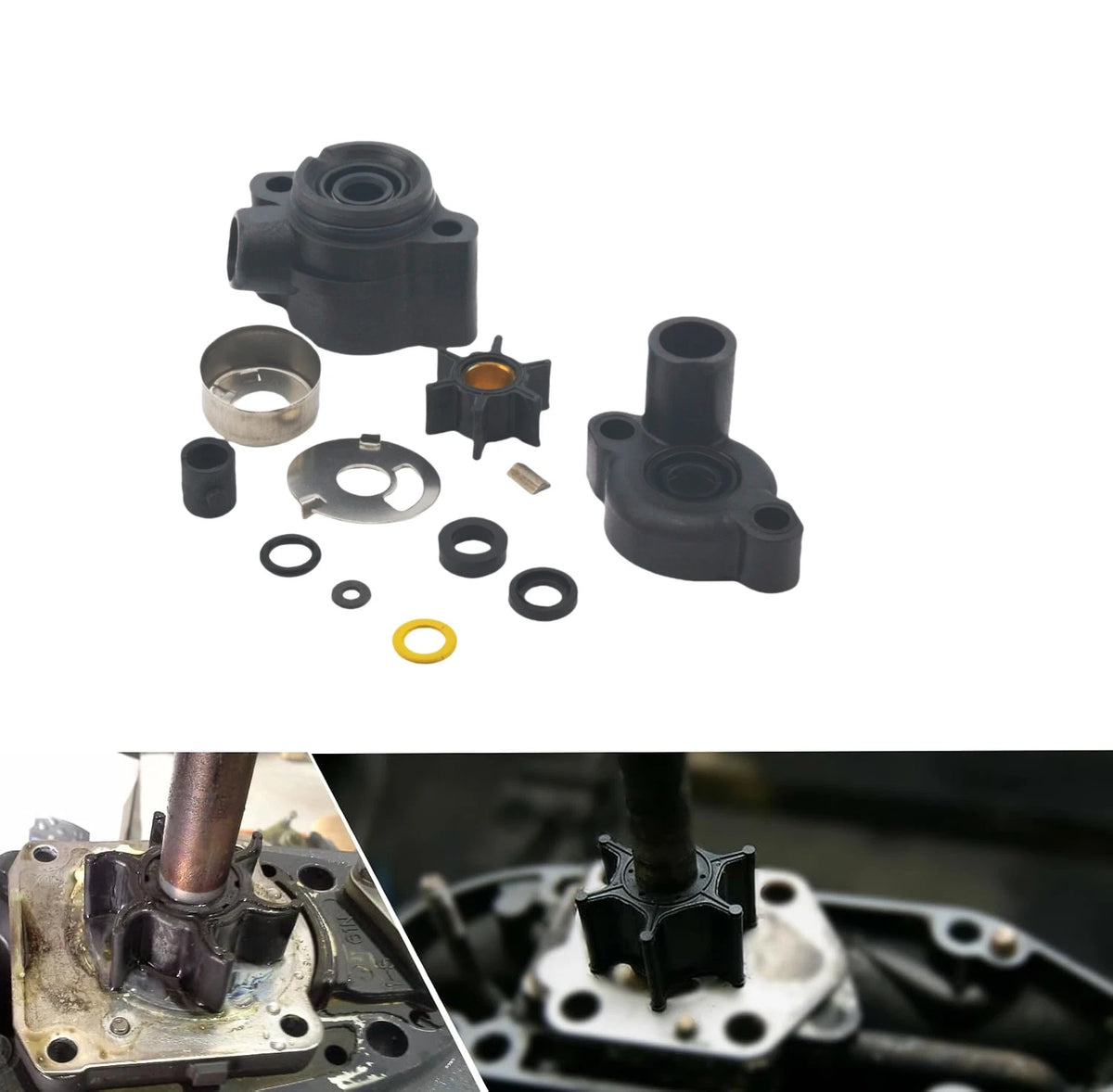 Impeller Water Pump Repair Kit for Mercury (3.5-9.8 HP) (47-89980T1)