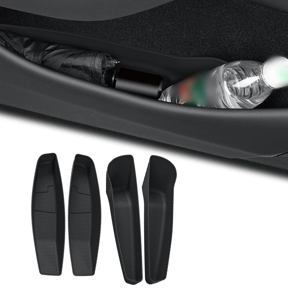 Set of 4 Door Side Pocket Storage Boxes for Tesla Model Y (2025)
