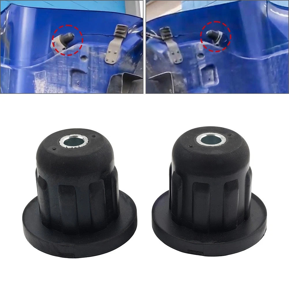 2 Pieces Polyurethane Rear Side Engine Hood Support Cover for Peterbilt 587 (2007–2023)