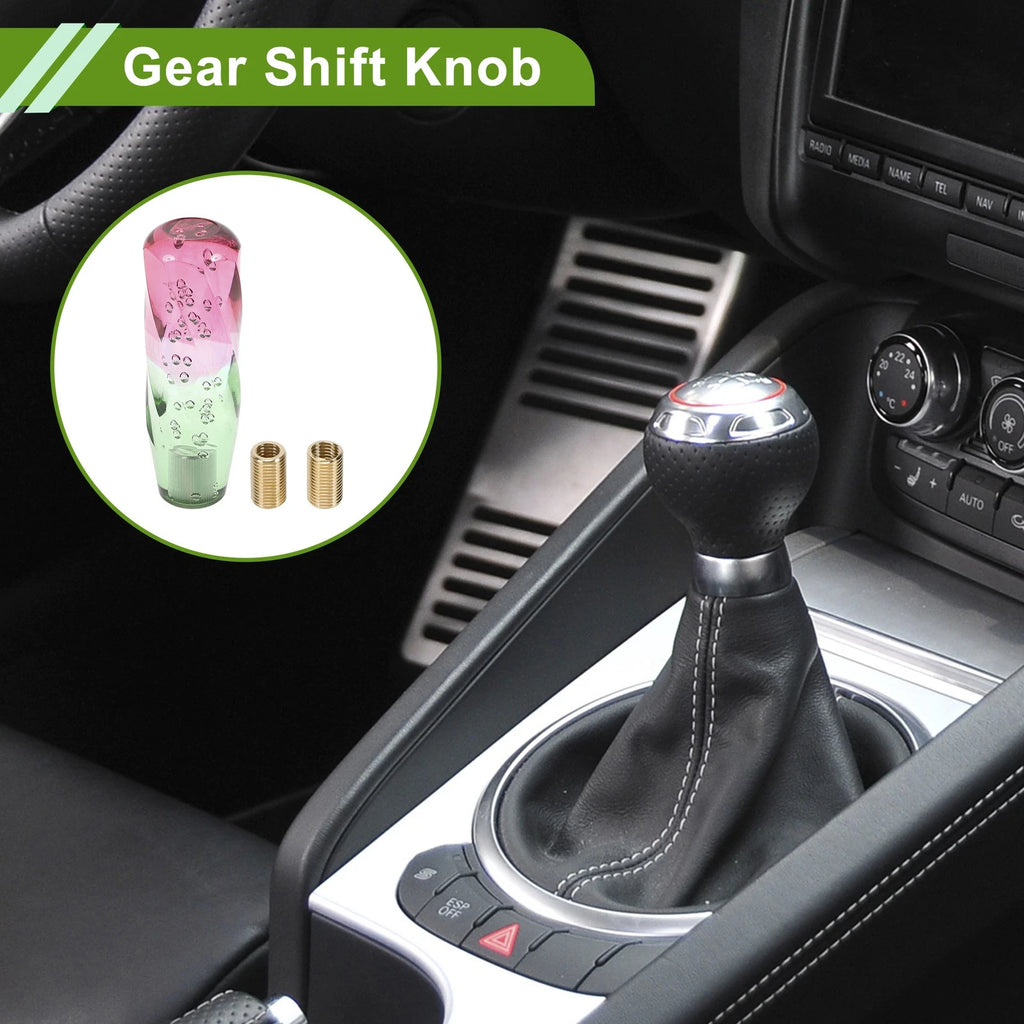 Crystal Shift Knob Set with 2 Adapters for Universal Fit (15cm)