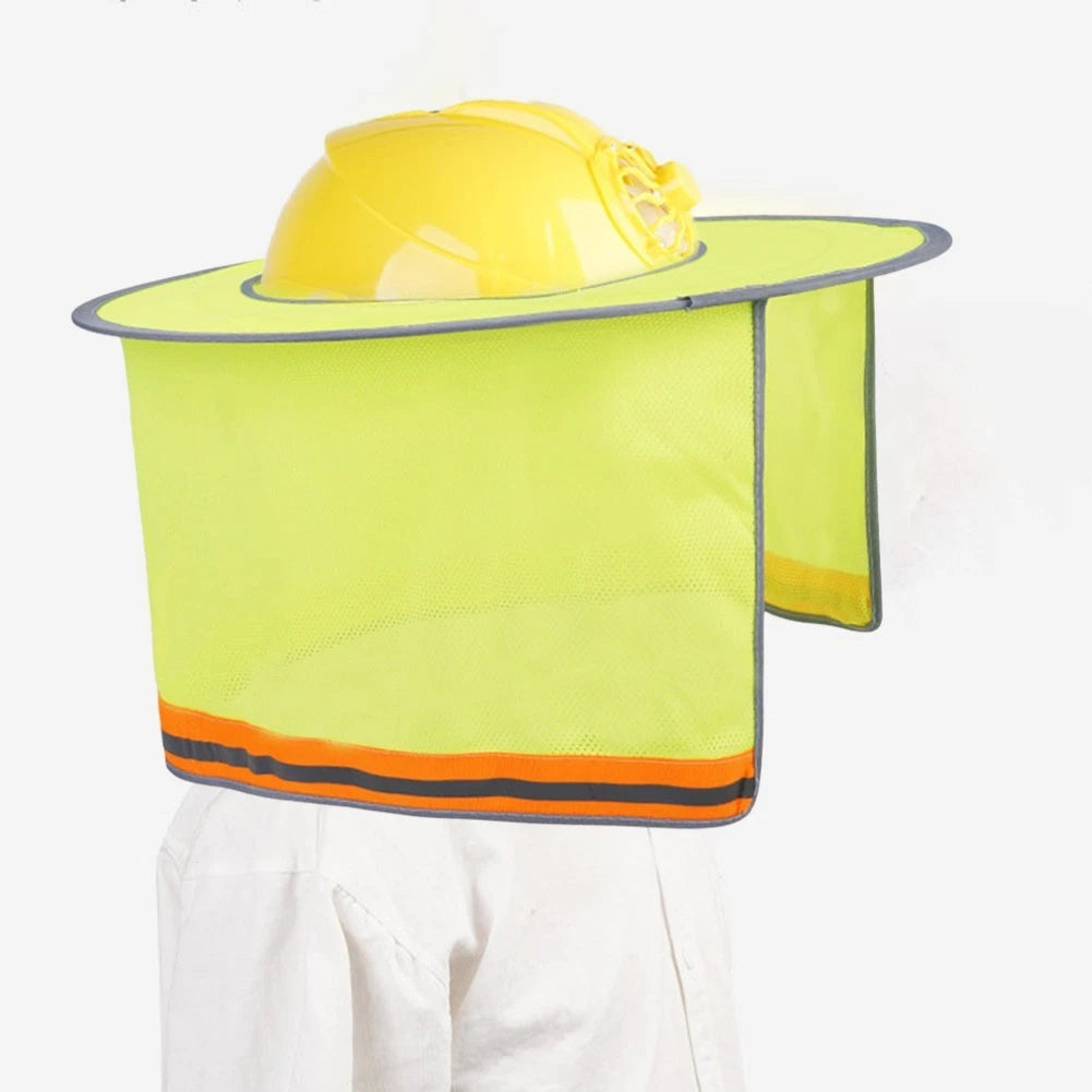 Breathable Sunshade for Safety Helmet (Summer Protection)