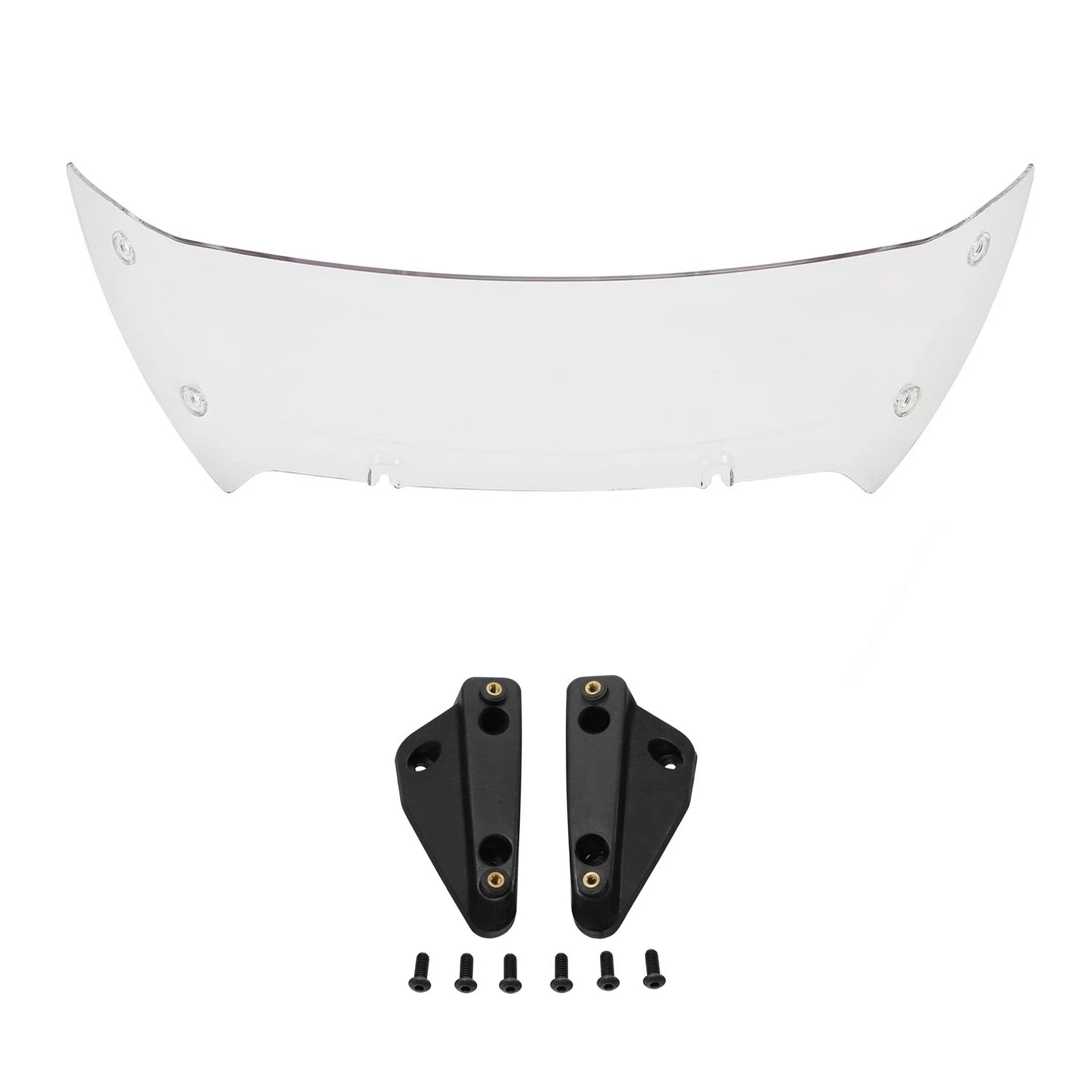 6" Clear Windshield Bracket Mounts for Harley CVO Road Glide (2023–2026)