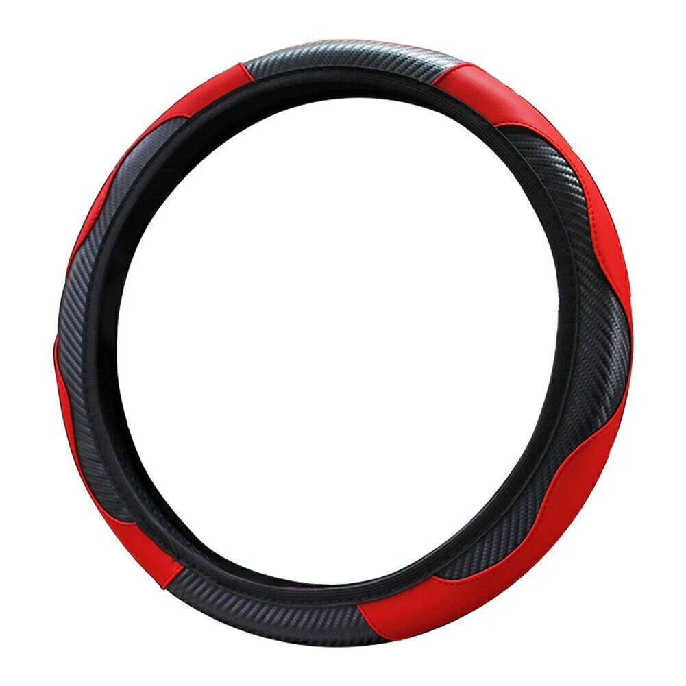 Universal Microfiber Leather Steering Wheel Cover for Car SUV (38cm/15inch)
