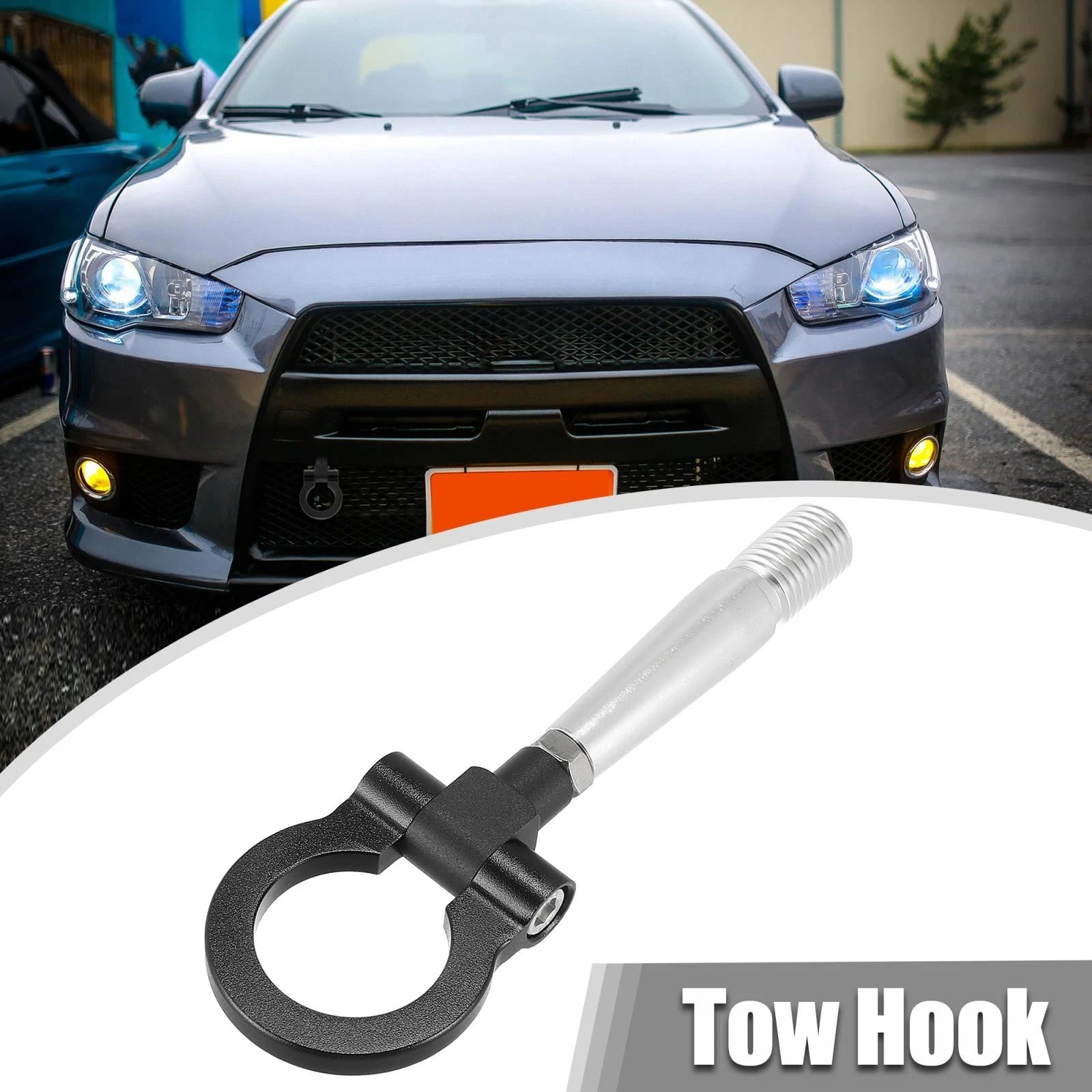 Tow Hook Screw On Round Ring for Mitsubishi Lancer EVO X (2008–2015)