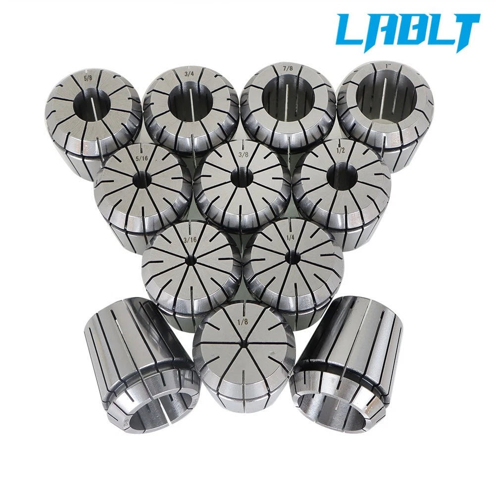 12Pcs ER40 Spring Collets for CNC Precision Milling (Common Size 1/8"-1-1/8")