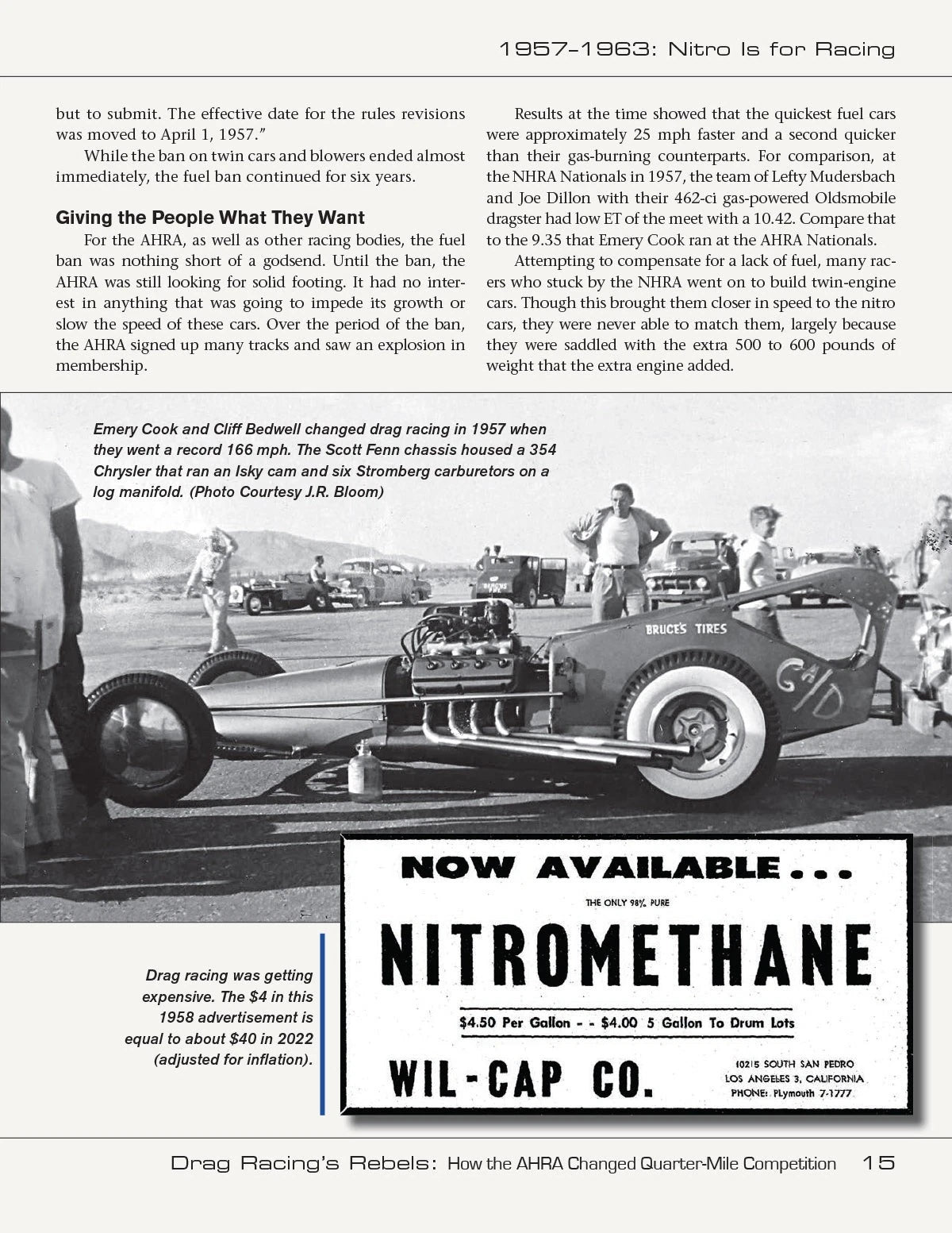 AHRA History Book for Drag Racing Enthusiasts