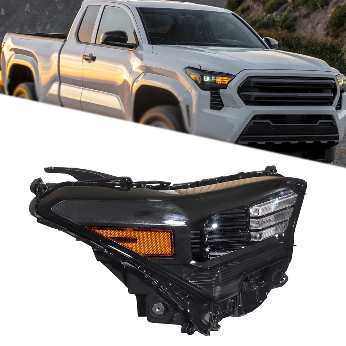 Headlight for Toyota Tacoma SR/SR5 (2024–2025) Right/Passenger Side