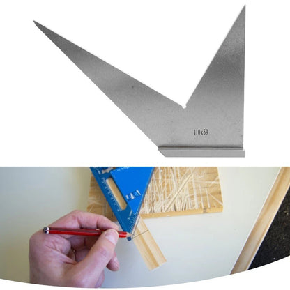 Multiangle Bevel Gauge for Protractor Tool (Carbon Steel)