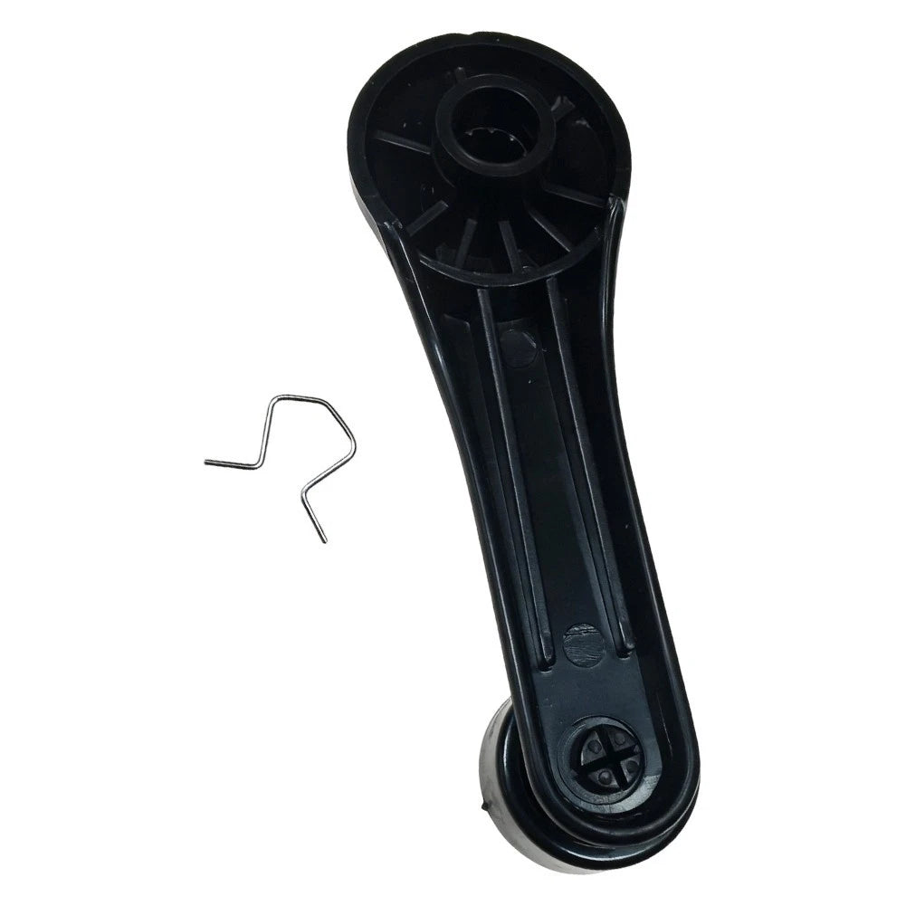 2X Black ABS Window Crank Knob for Honda Civic (1984–2000)