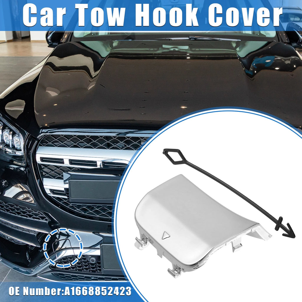 Tow Hook Eye Cover Cap Front Replacement for Mercedes-Benz GLS 450 (2020–2023)