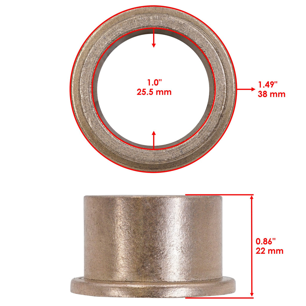 Mower Wheel Bushing Spacer Kit for Bush Hog ATH600 ATH720 (2013–2019)