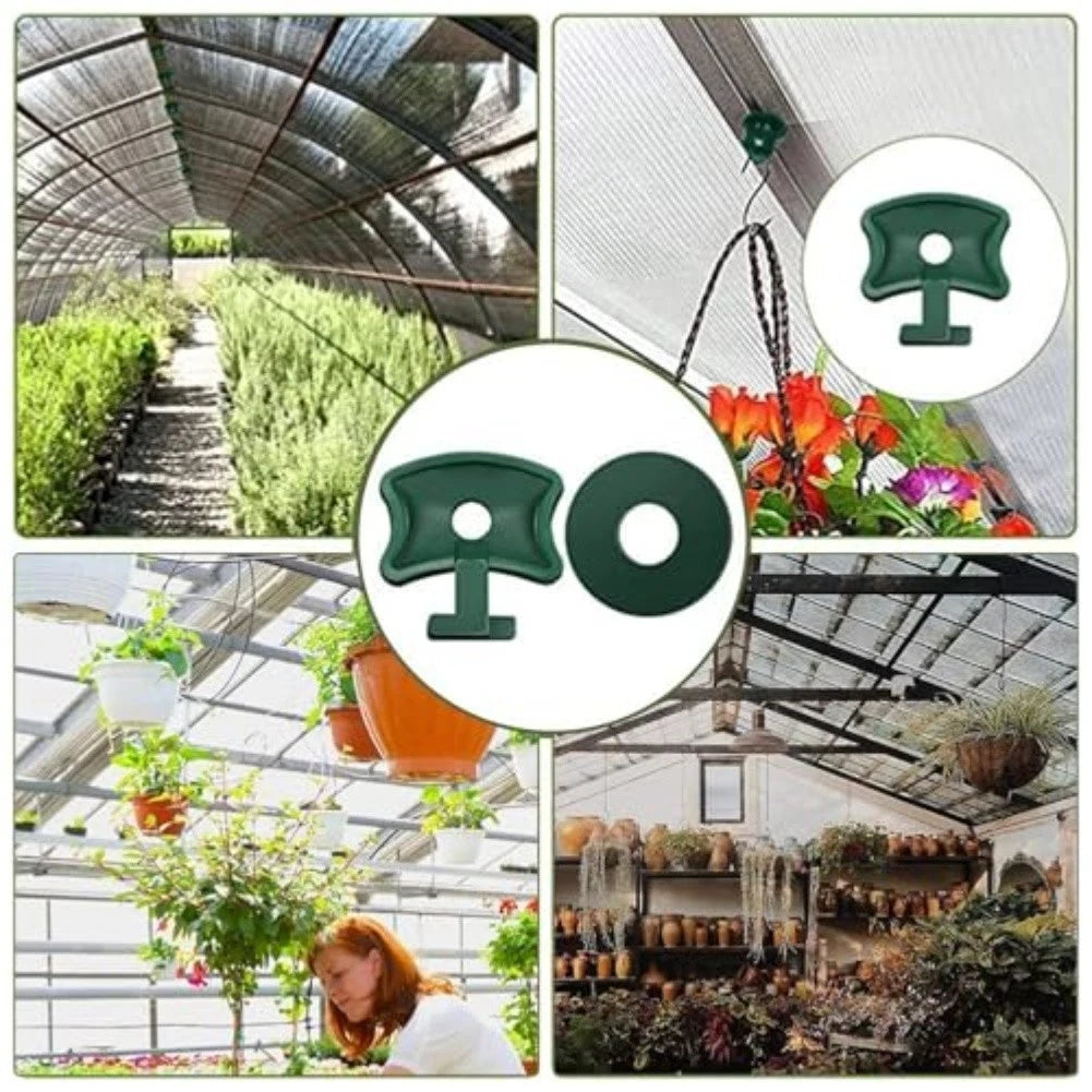 Set of 4 Greenhouse Twist Clips for Garden Use