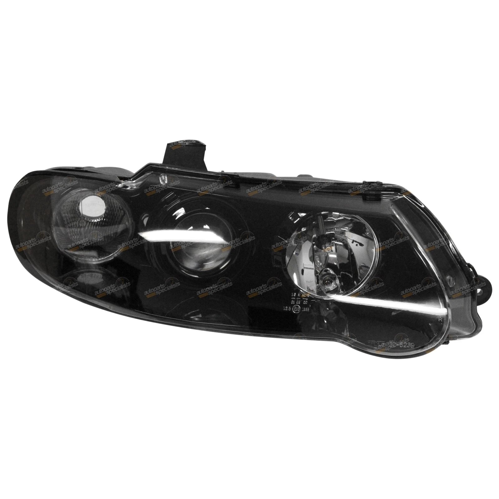 RH Black Projector Headlight for Holden Commodore VX VU (2000–2006)